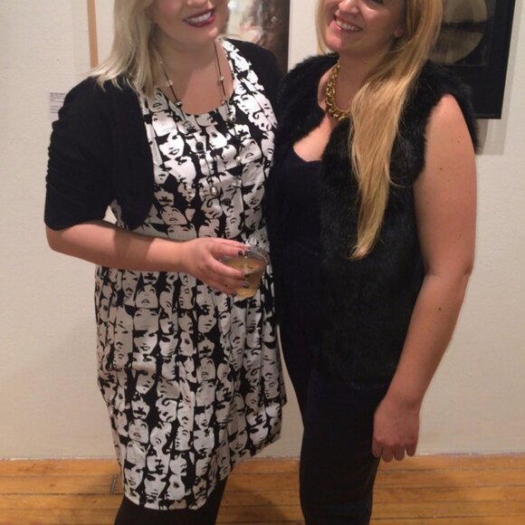 *VINTAGE* Andy Warhol Pop Art Cotton Dress with Pockets I Made in USA - Picture 3 of 7